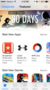 NPR One featured in the App Store
