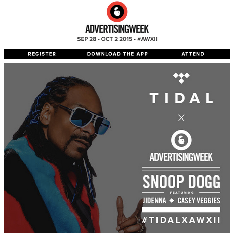 Tidal at Advertising Week 2015